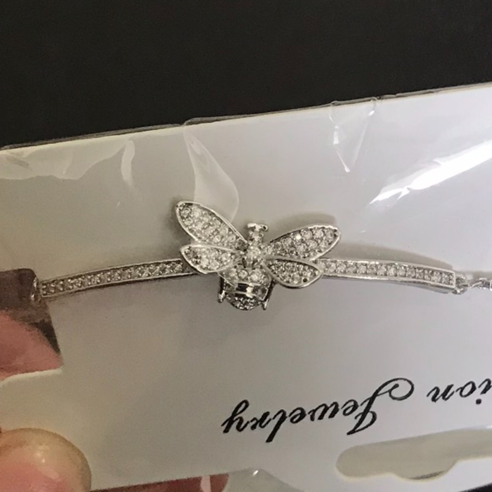 5 FOR $15!!! - SILVER DRAGONFLY BRACELET